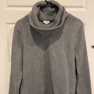Long-sleeve funnelneck pullover J Crew